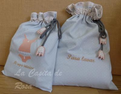 Tutorial bolsas para la maleta.