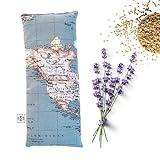 STIGORVI - Saco de semillas para microondas - térmico - Bolsa calor y frío - Cojín (13cmx31cm) - Hecha a mano en España - 100% artesanal de semillas naturales lavanda