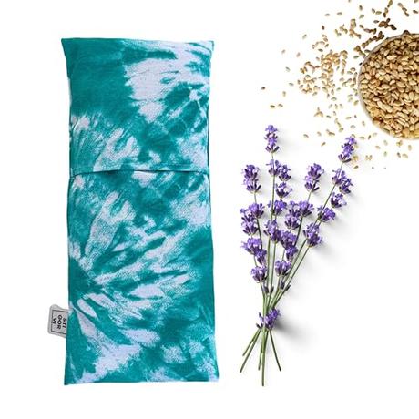 STIGORVI - Saco de semillas para microondas con funda- Saco térmico para microondas - Cojín microondas (13cmx31cm) - Hecha a mano en España - 100% artesanal de semillas naturales lavanda