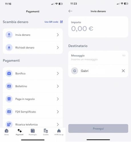 App para transferir dinero entre amigos