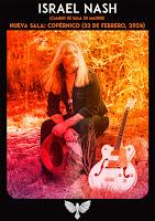 Concierto de Israel Nash en la Sala Copérnico