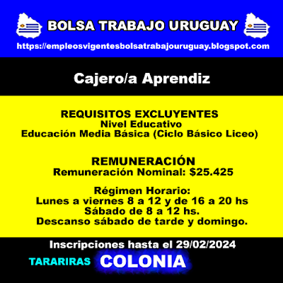 Cajero Aprendiz Cajero Aprendiz