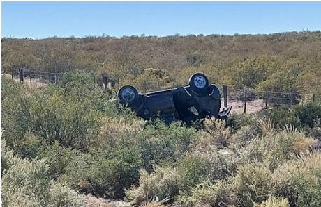 Impactante vuelco en la Ruta 237: viajaba una familia de Buenos Aires que volvía de la cordillera