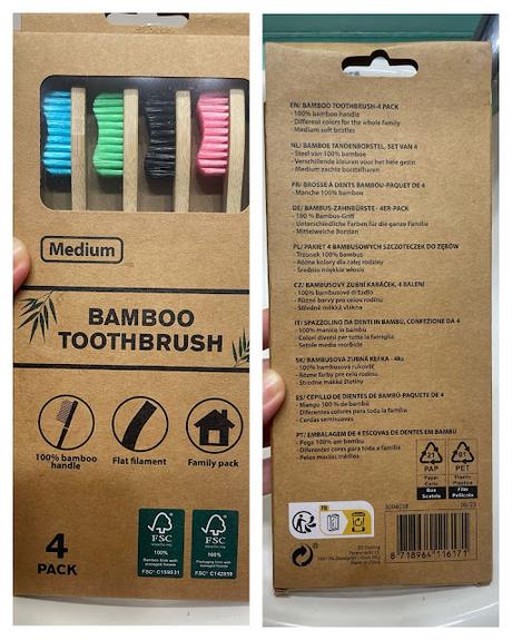 🥑 Bamboo ToothBrush🥑 🦩 Cepillo dental Bambú 🦩 Action