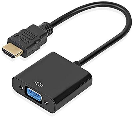 Alextry - Adaptador de HDMI a VGA - Convertidor Macho a Hembra 1080P para Tablet, PC portátil