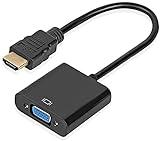 Alextry - Adaptador de HDMI a VGA - Convertidor Macho a Hembra 1080P para Tablet, PC portátil