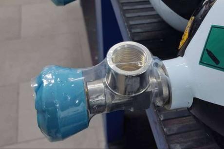 Precinto termorretráctil para botellas de aire comprimido Precinto termorretráctil para botellas de aire comprimido