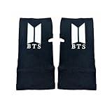 BTS Guantes Sin Dedos, BTS Merchandising, BTS Regalo, PQKL-party BTS Guantes Termicos Mujer, BTS Merchandising, BTS Regalo Guantes Sin Dedos Mujer para Fans Femeninas Navidad Cumpleaños Regalo