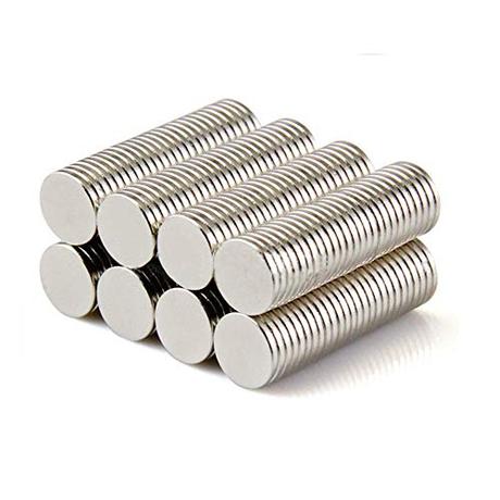 Yizhet 100 Piezas Imanes Neodimio Mini Imanes Neodimio 8x1mm de Cilindro de Neodimio Imanes de Disco de Tierra RARA para Artesanías, Manualidades, Hobbies y Organización de Oficinas (8 * 1 mm)