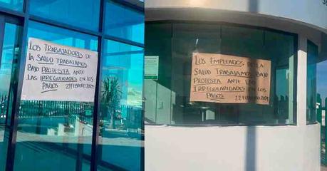 Empleados del Sector Salud en SLP laboran bajo protesta ante falta de pagos