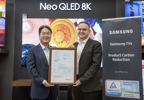 Smart TVs Neo QLED, OLED y Lifestyle 2024 de Samsung obtienen certificación “Reducción de carbono de producto”