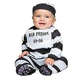 My Other Me Me-202512 Disfraz de preso bebé para niño, 7-12 meses (202512)