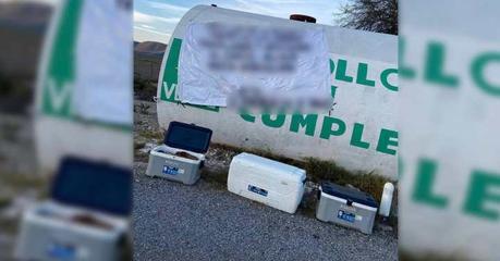 Hallan restos humanos en hieleras en Ciudad del Maíz