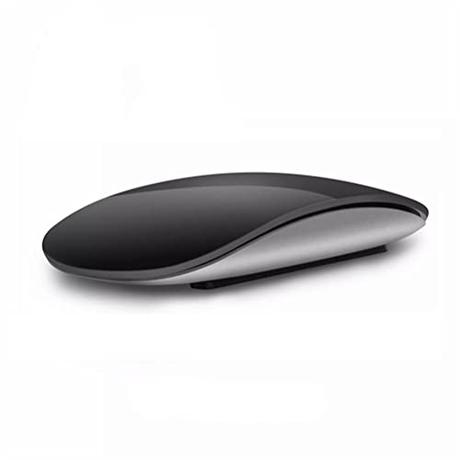 Ratón inalámbrico Bluetooth Recargable, Ultra-delgado Arc Touch Magic Mouse sin receptor USB, ratón mágico silencioso para ordenador portátil, iPad, PC, Macbook (negro)