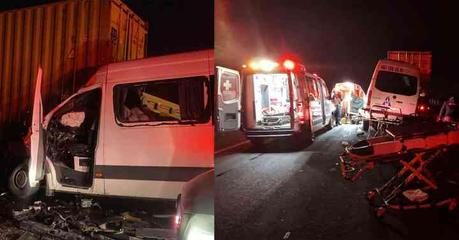 Diez personas, cuatro menores de edad,  fallecen en accidente sobre carretera a Rioverde