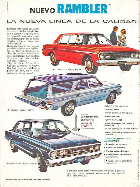 Rambler Ambassador y los modelos que se fabricaron en Argentina