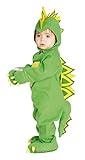 Rubies Disfraz Dragon Draki para bebés de 1 a 2 años, Jumpsuit con gorra, gorro y pantalones. Oficial de Rubies, para Carnaval, Navidad, Cumpleaños, Fiestas y Halloween.