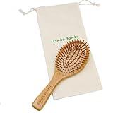 Cepillo de bambú natural para el cepillado y cuidado del cabello Efecto masaje Desenreda el cabello Anti Estática