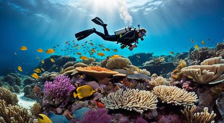 buceo en la gran barrera de coral