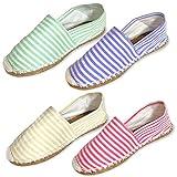Genérico Alpargatas Boda Rayas Surtidas 4 Colores (Caja de 24 Pares) Detalles de Boda Comprar Online 35002