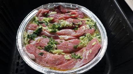 lagarto iberico coccion freidora aire