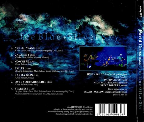 David Cross Band - Ice Blue, Silver Sky (2023) David Cross Band - Ice Blue, Silver Sky (2023)