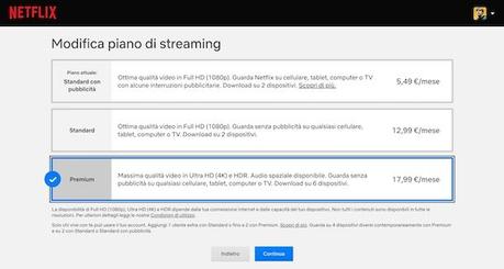 Cómo cambiar el plan de Netflix