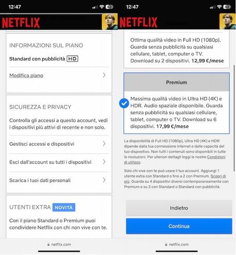 Cómo cambiar el plan de Netflix