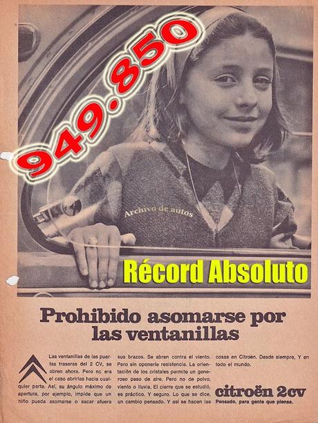 Récord total y absoluto de una nota de Archivo de autos