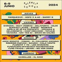 Cartel por días del Palencia Sonora 2024