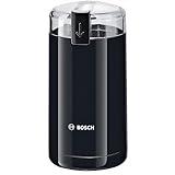 Bosch Hogar TSM6A013B - Molinillo de café eléctrico, 180 W, capacidad 75 gramos, color negro