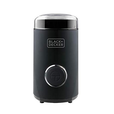 Black+Decker BXCG150E - molinillo eléctrico de café, nueces, especias, semillas. Rápido, 150W, 50 gr, recipiente y cuchillas en acero inoxidable