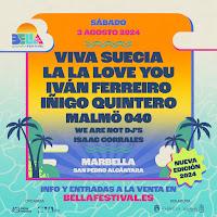Confirmaciones del Bella Festival 2024, suman a Íñigo Quintero