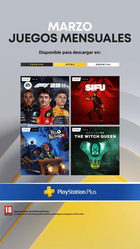 Lanzamientos PlayStation Plus: Juegos gratuitos y packs exclusivos para Marzo
