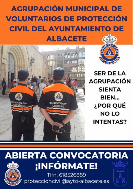 Albacete convoca pruebas para el ingreso en Protección Civil, compuesta en la actualidad por 58 personas