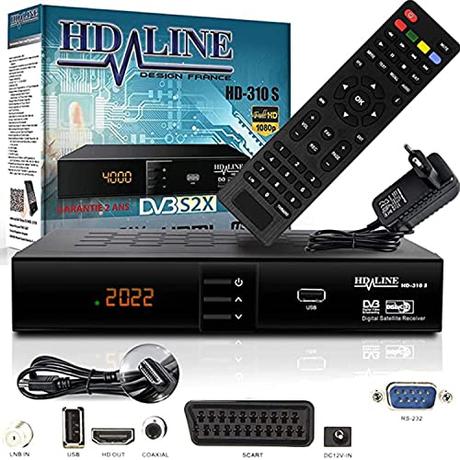 El Mejor 10 receptores de satelite de 2024: La Elección de los Especialistas hd-line Receptor HDMI Satélite Receptor de satélite Digital HD Receptor HDMI DVB S2 para Sat HD Receptor HDMI Satélite Receptor HDMI HD Sat Digital para Satélite Receptor para TV DVB-S, con PVR
