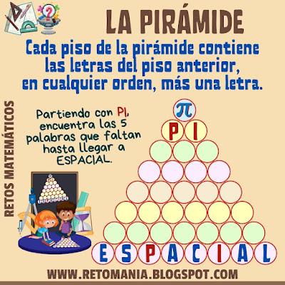 Desafío matemático, Reto matemático, Problema matemático, Retos visuales, Retos virales, Gimnasia matemática, Gimnasia cerebral Matemáticas, Día de las Matemáticas, Día de la mates, Pasatiempo,  BuscaPalabras, Palabra Oculta, Palabra Escondida, Juego de letras, Juego de Palabras