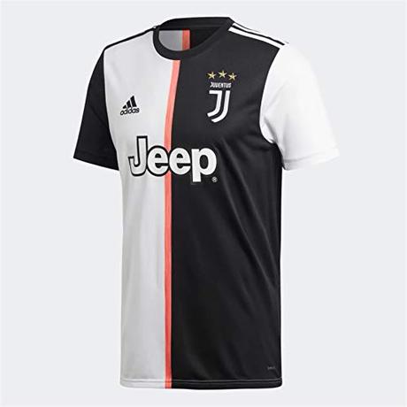 adidas Juventus Home JSY Camiseta de Manga Corta, Hombre, Negro (Black/White), L