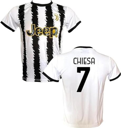 Generico Camiseta de la iglesia 7 réplica oficial personalizada modelo de casa temporada 2023/2024, blanco, negro, adulto, niño, niño, 100% poliéster, Negro , Medium