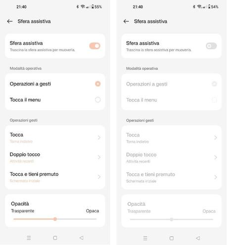 Cómo quitar el punto en la pantalla