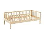 BAÏTA Cama Infantil LOU, Pino, Natural, 70 x 140