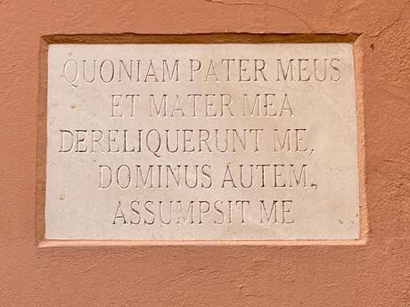 Quoniam pater meus et mater mea...