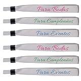 Uvimark - Artículos publicitarios - 50 Pulseras de Tela Personalizadas - Regalos de Empresa - Detalles de Boda - Pulseras Personalizadas