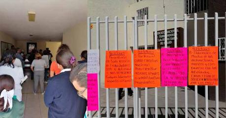 Manifestación de trabajadores de salud en SLP: exigen pagos y derechos