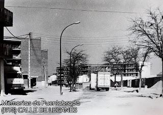 Calle de Leganés en 1973