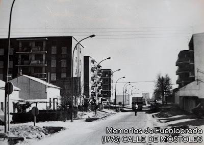 Calle de Móstoles en 1973