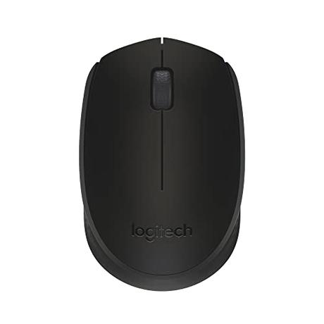 Logitech M171 Ratón inalámbrico para PC, Mac, portátil, 2,4 GHz con minireceptor USB, seguimiento óptico, duración batería 12 meses, ambidiestro, Negro