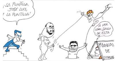 Fuego y cenizas en Nou Campanar…  y Ábalo se tiró al monte.