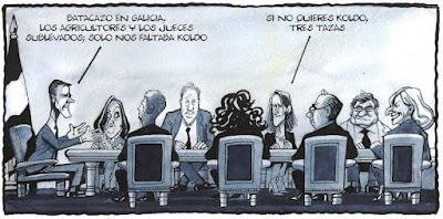 Fuego y cenizas en Nou Campanar…  y Ábalo se tiró al monte.