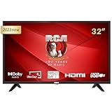 RCA iRB32H3 Televisores 32 Pulgadas (TV 80 cm), Dolby Audio, LED, HDMI, USB, Salida de Audio Digital, Triple sintonizador DVB-C/T2/S2, Ci+, Incluido Modo Hotel, 2023